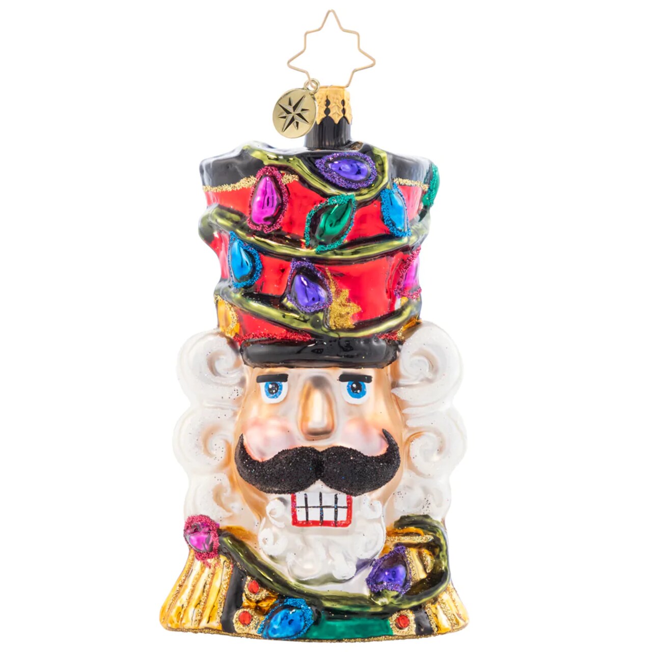 Christopher Radko Christopher Radko Bright Light Nutcracker Glass Christmas Ornament 1021662